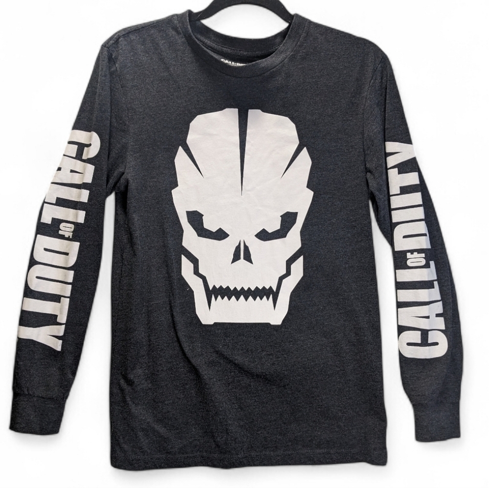 Call of Duty Black Long Sleeve Men's Graphic Tee 90 Video Game Size S - Picture 1 of 6